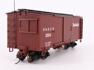 On30 Scale Bachmann Spectrum 27018 D&RGW Rio Grande Single Door Box Car #3524