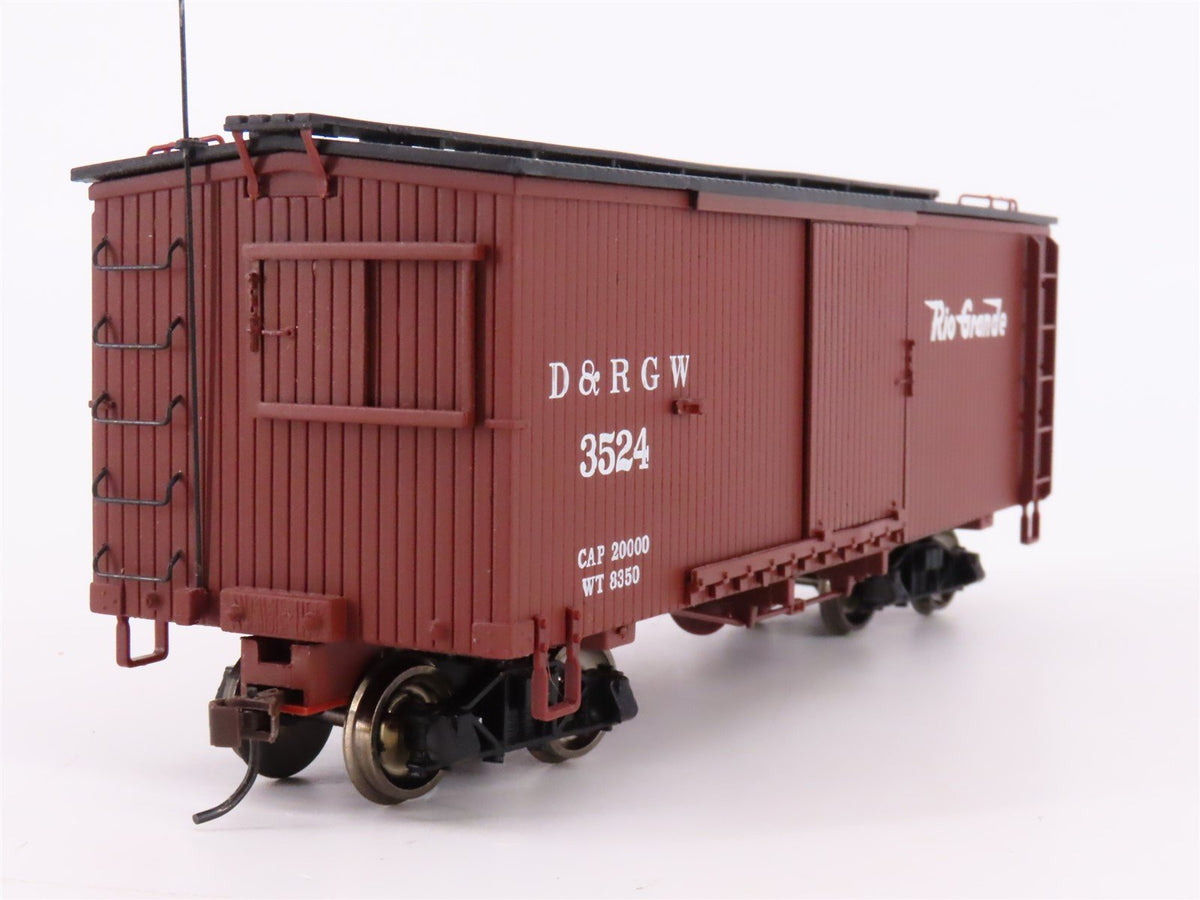 On30 Scale Bachmann Spectrum 27018 D&amp;RGW Rio Grande Single Door Box Car #3524