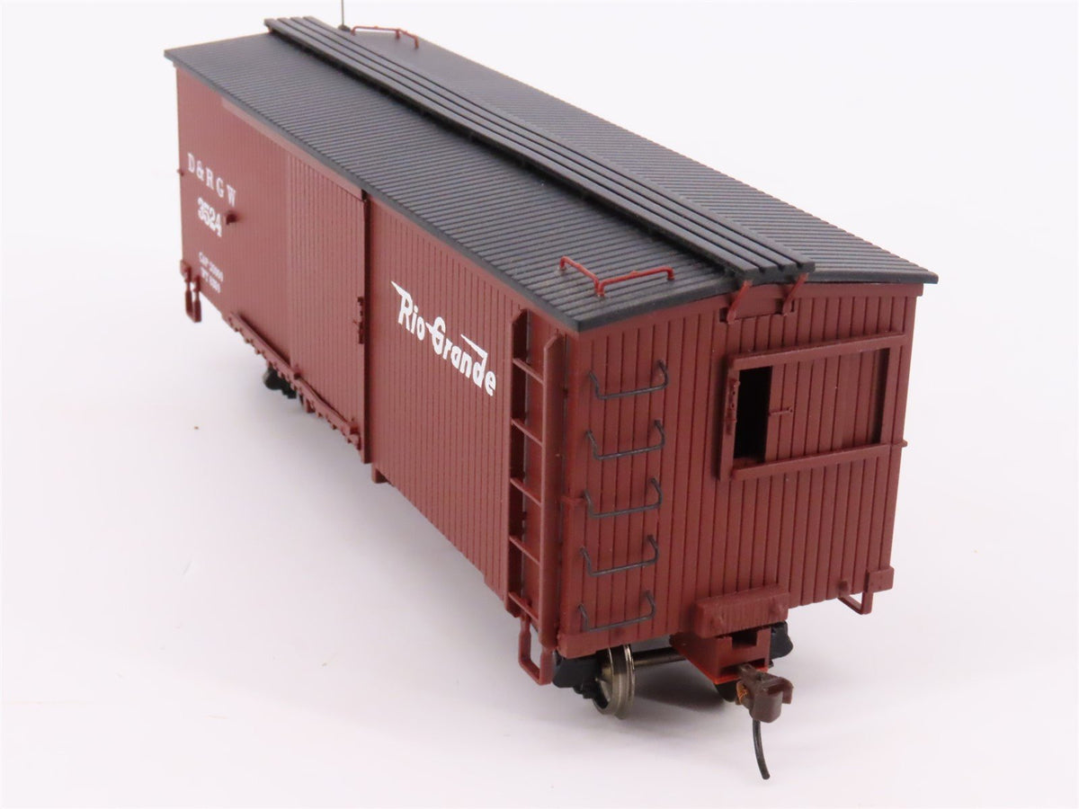 On30 Scale Bachmann Spectrum 27018 D&amp;RGW Rio Grande Single Door Box Car #3524