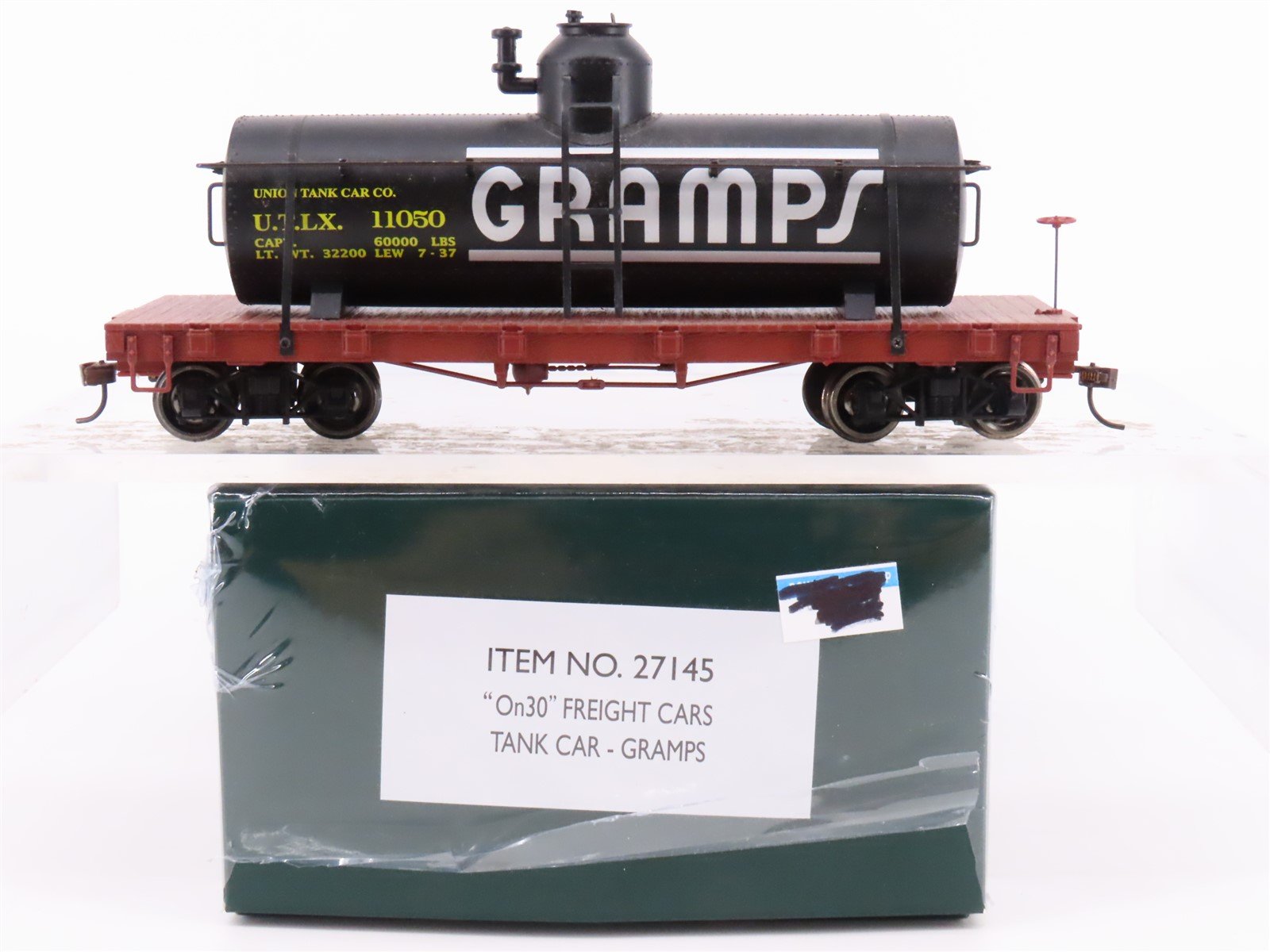 On30 Scale Bachmann Spectrum 27145 UTLX Gramps Single Dome Tank Car #11050