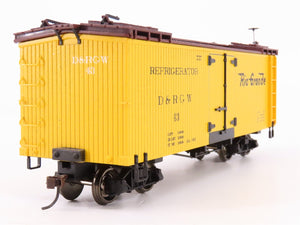 On30 Scale Bachmann Spectrum 27418 D&RGW Rio Grande Reefer #43