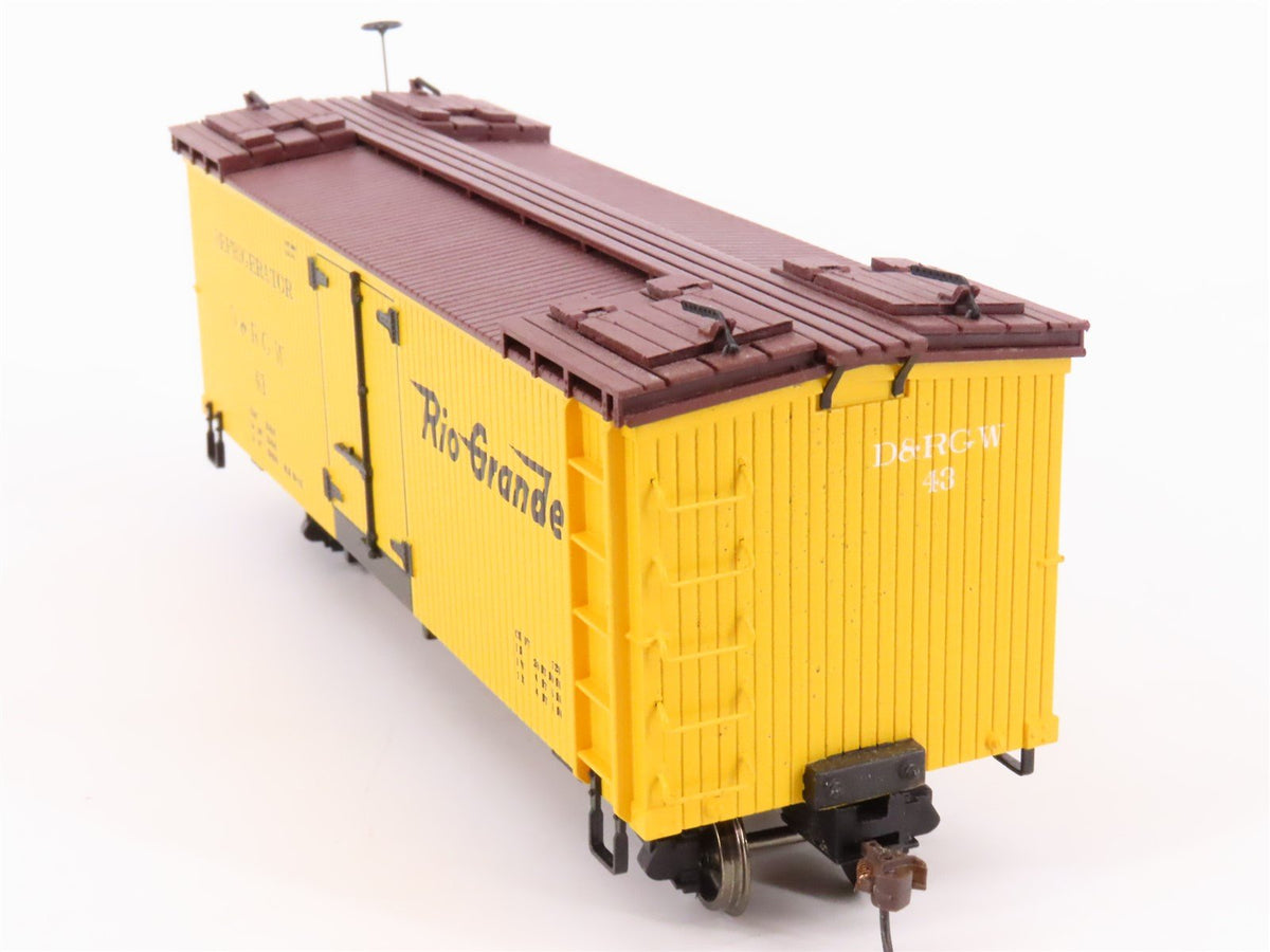 On30 Scale Bachmann Spectrum 27418 D&amp;RGW Rio Grande Reefer #43