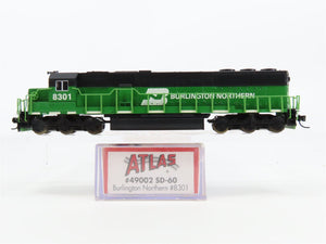 N Scale Atlas 49002 BN Burlington Northern SD60 Diesel Locomotive #8301