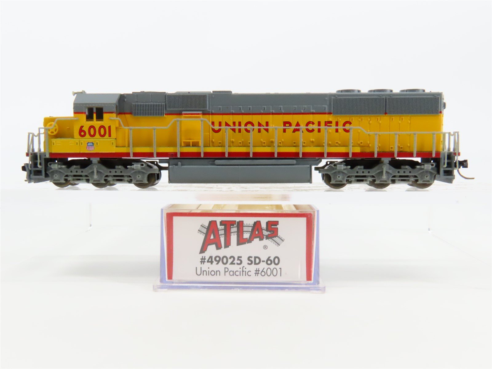 N Scale Atlas 49025 UP Union Pacific SD60 Diesel Locomotive #6001