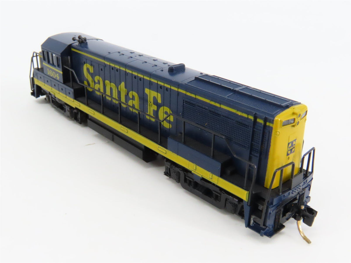 N Scale Atlas 4451 ATSF Santa Fe U25B Diesel Locomotive #1604