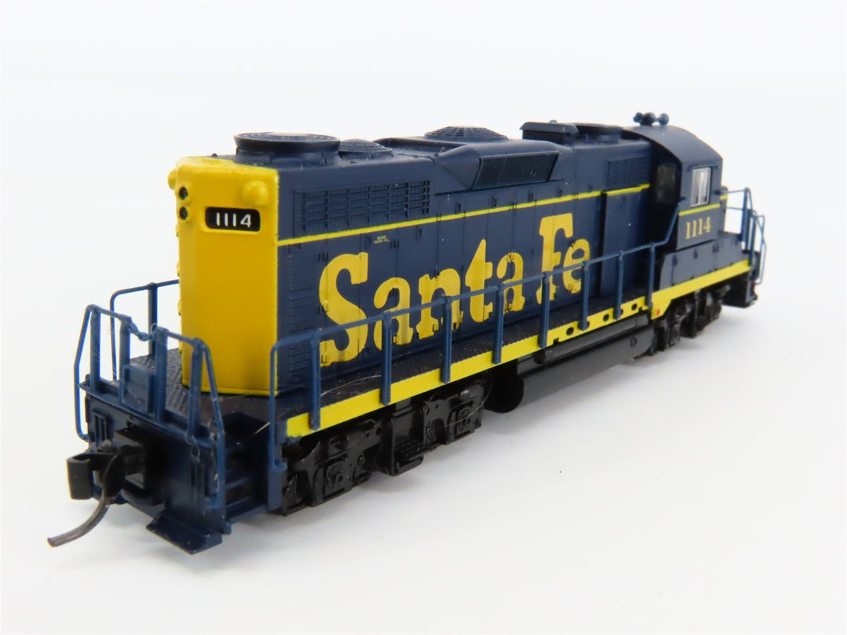 N Scale Life-Like 7097 ATSF Santa Fe GP20 Diesel Locomotive #1114