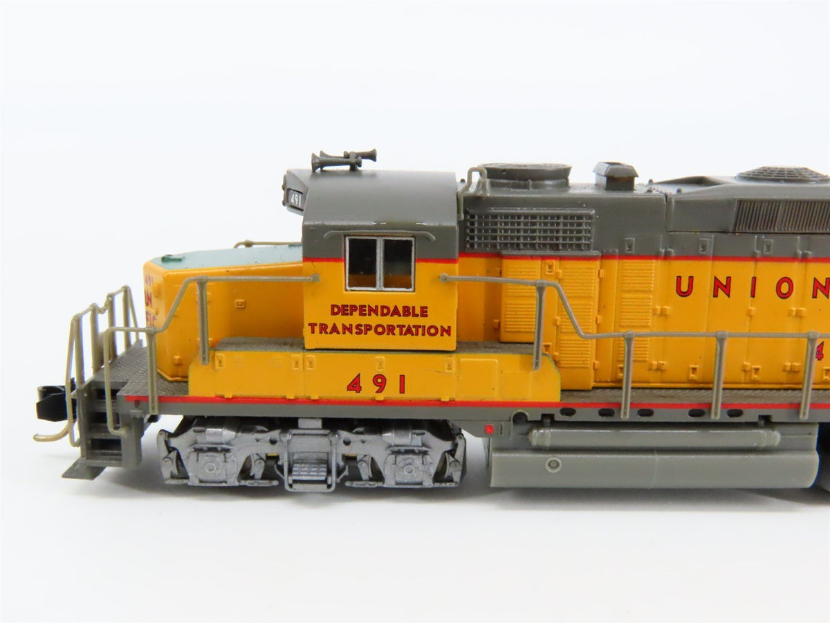 N Scale Life-Like 7253 UP Union Pacific GP20 Diesel Locomotive #491