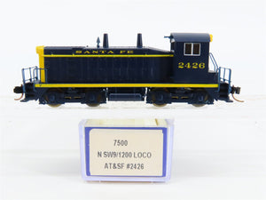 N Scale Life-Like 7500 ATSF Santa Fe SW9/1200 Diesel Locomotive #2426