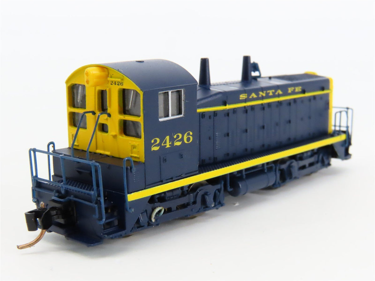 N Scale Life-Like 7500 ATSF Santa Fe SW9/1200 Diesel Locomotive #2426