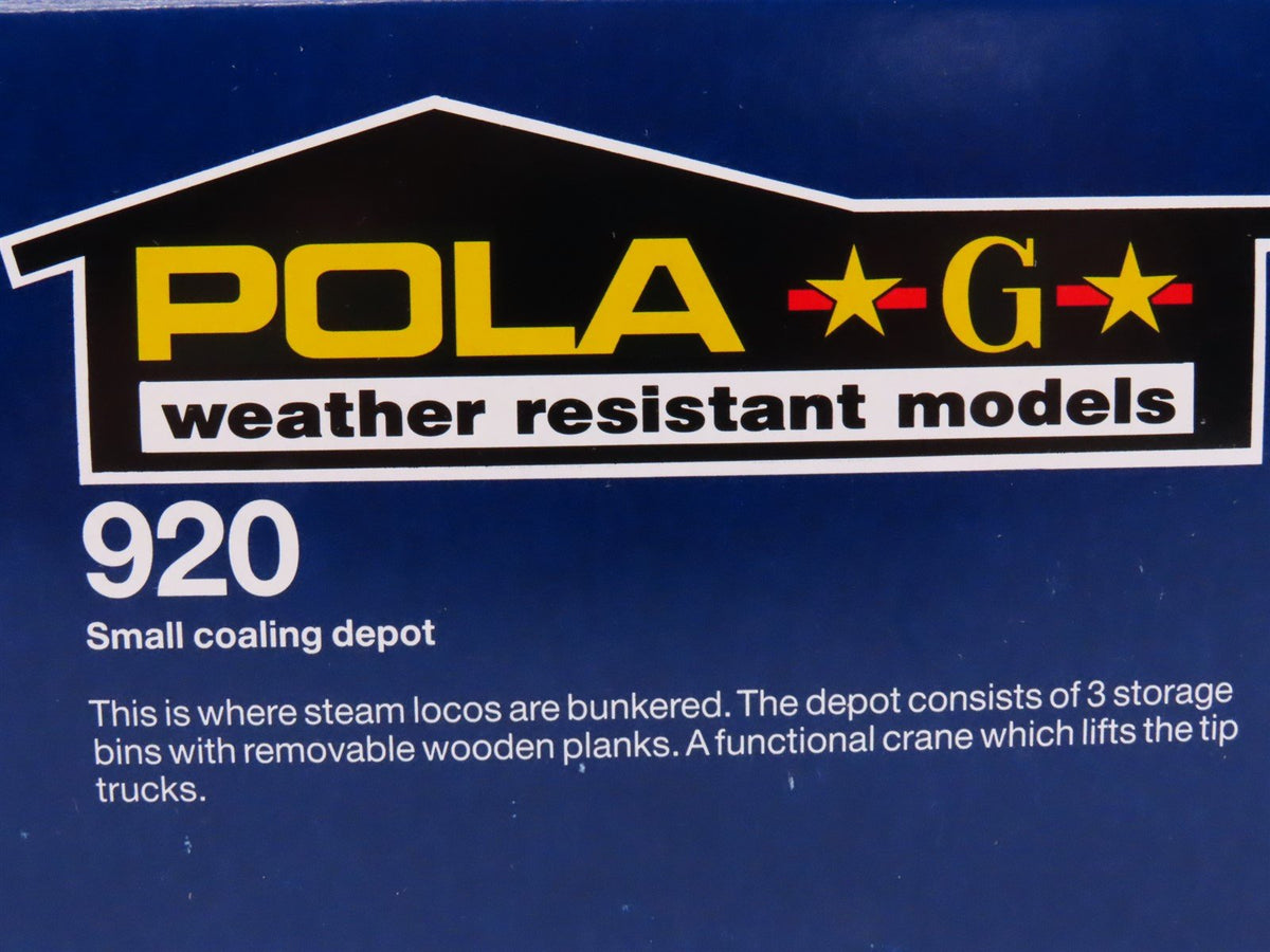 G 1/22.5 Scale POLA Kit #920 Small Coaling Depot