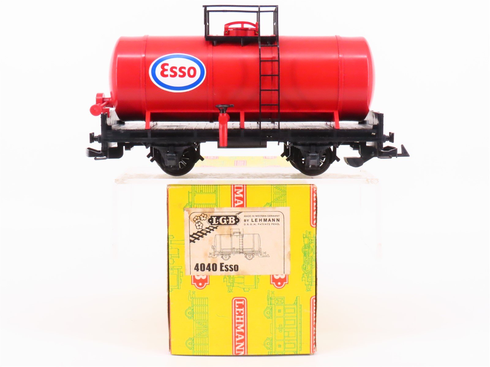 G Scale LGB 4040 ESSO Tank Car