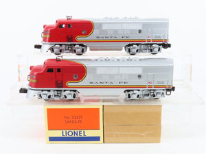 O Gauge 3-Rail Lionel 6-38312 Conventional Classic #2343 ATSF F3 A/A Diesel Set