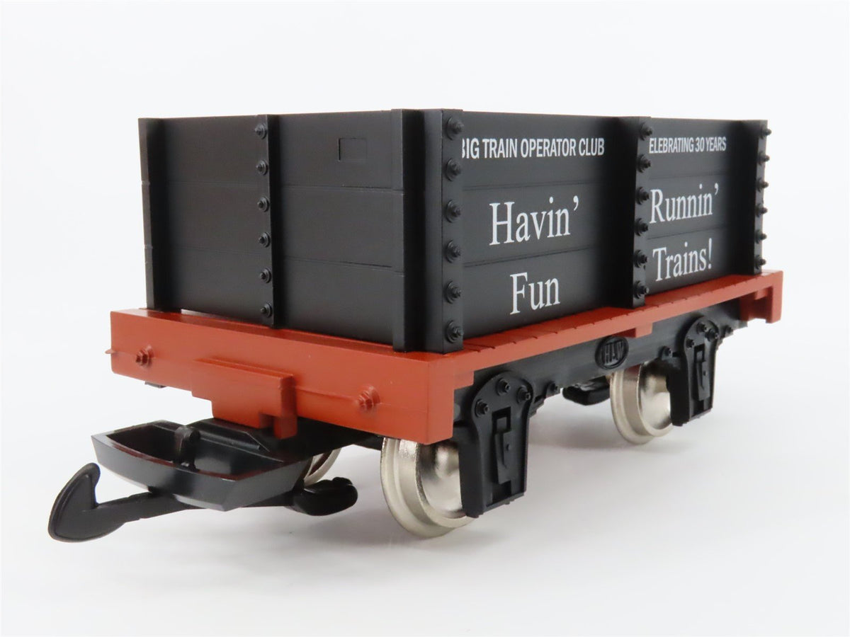 G Scale Hartland HLW BTO Club 30 Years Diesel Switcher &amp; Gondolas Set