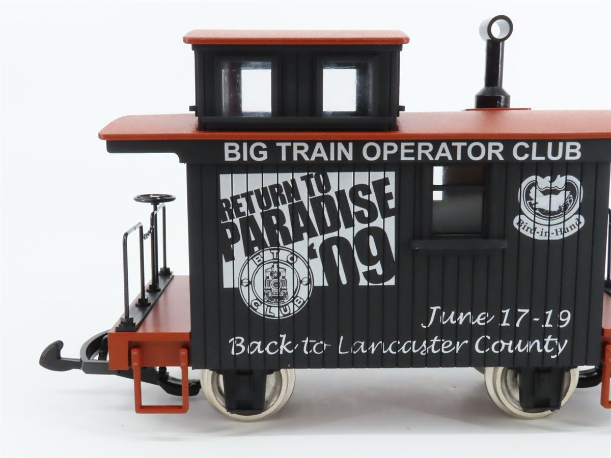 G Scale Hartland HLW #BTO 2009 &quot;Return to Paradise&quot; Caboose &amp; Tank Car Set