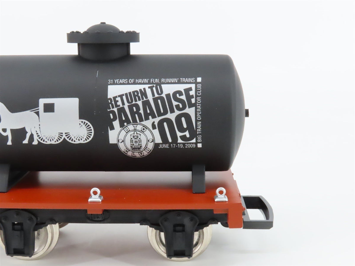 G Scale Hartland HLW #BTO 2009 &quot;Return to Paradise&quot; Caboose &amp; Tank Car Set