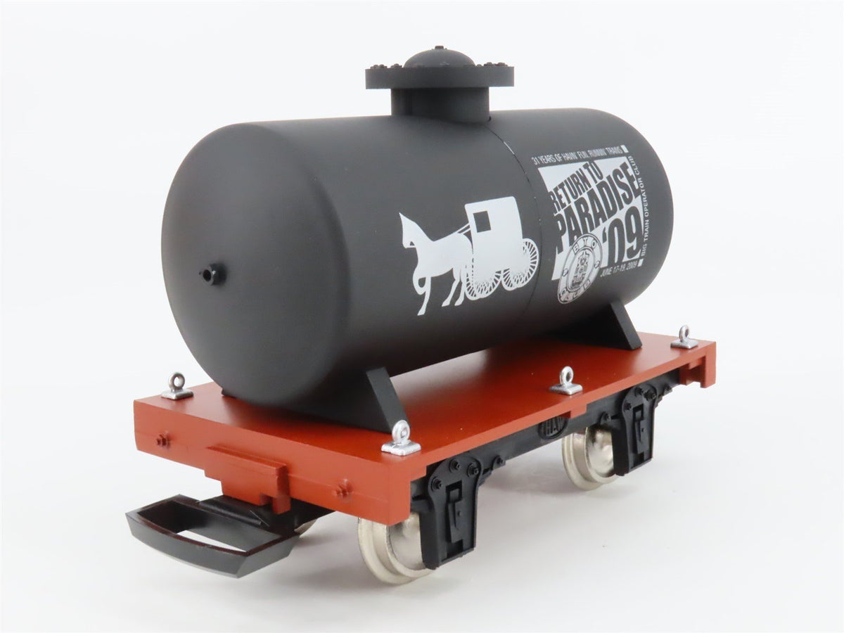 G Scale Hartland HLW #BTO 2009 &quot;Return to Paradise&quot; Caboose &amp; Tank Car Set