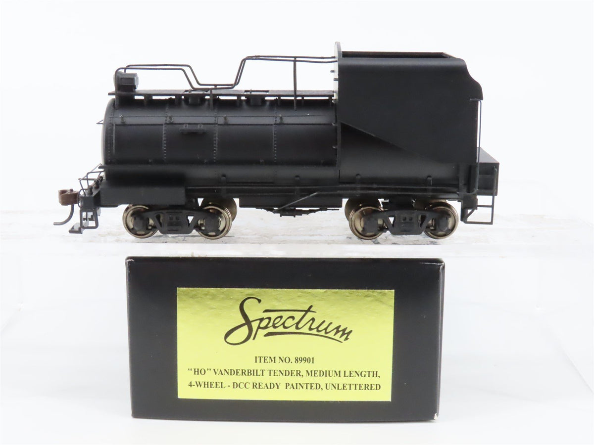 HO Bachmann Spectrum 89901 Unlettered 4-Wheel Vanderbilt Tender - DCC Ready