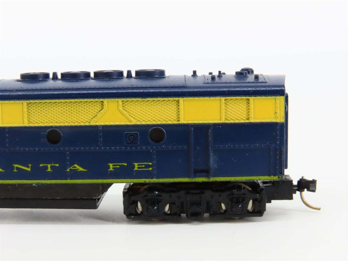 N Scale Con-Cor ATSF Santa Fe F7 A/B Diesel Locomotive Set