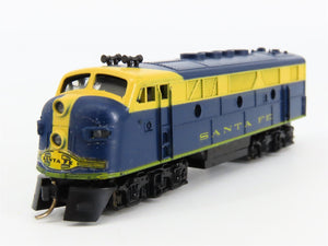 N Scale Con-Cor ATSF Santa Fe F7 A/B Diesel Locomotive Set