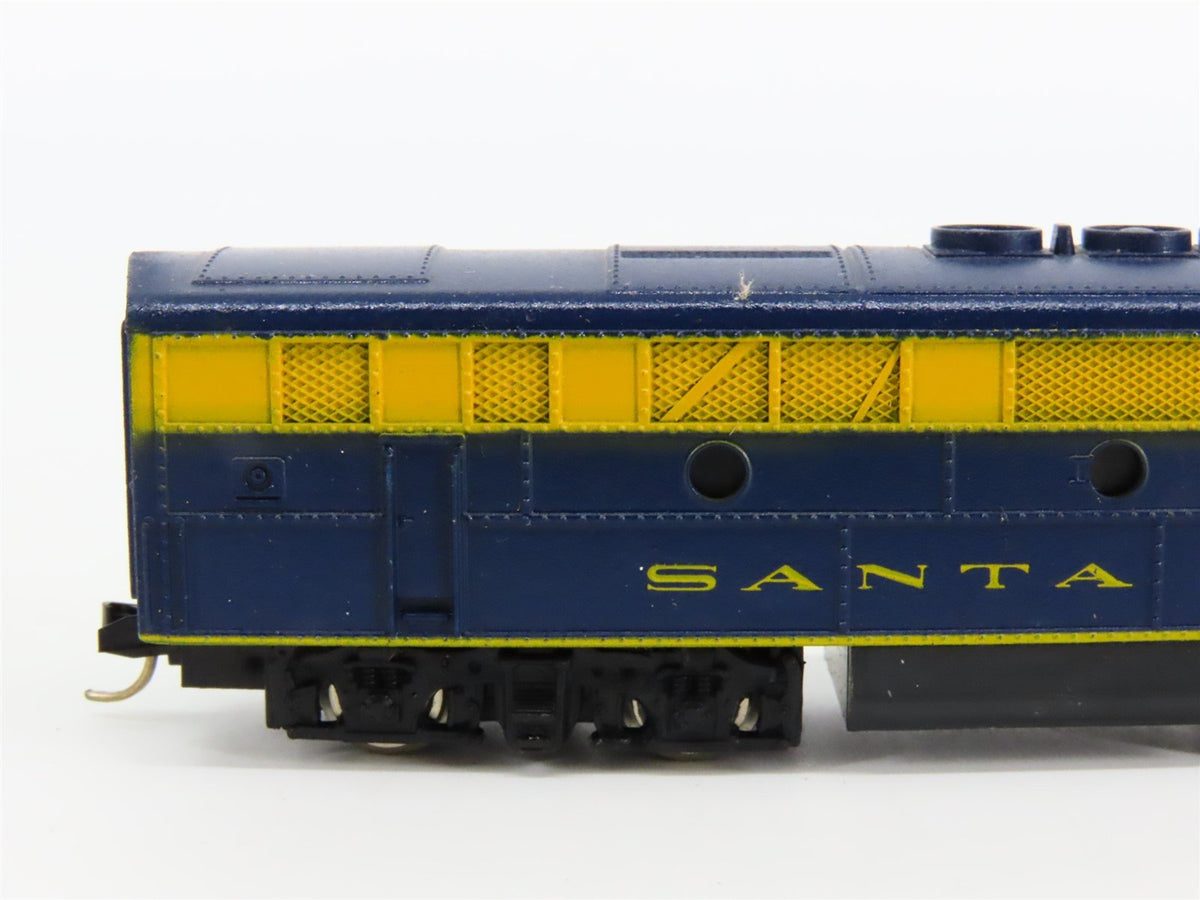 N Scale Con-Cor ATSF Santa Fe F7 A/B Diesel Locomotive Set