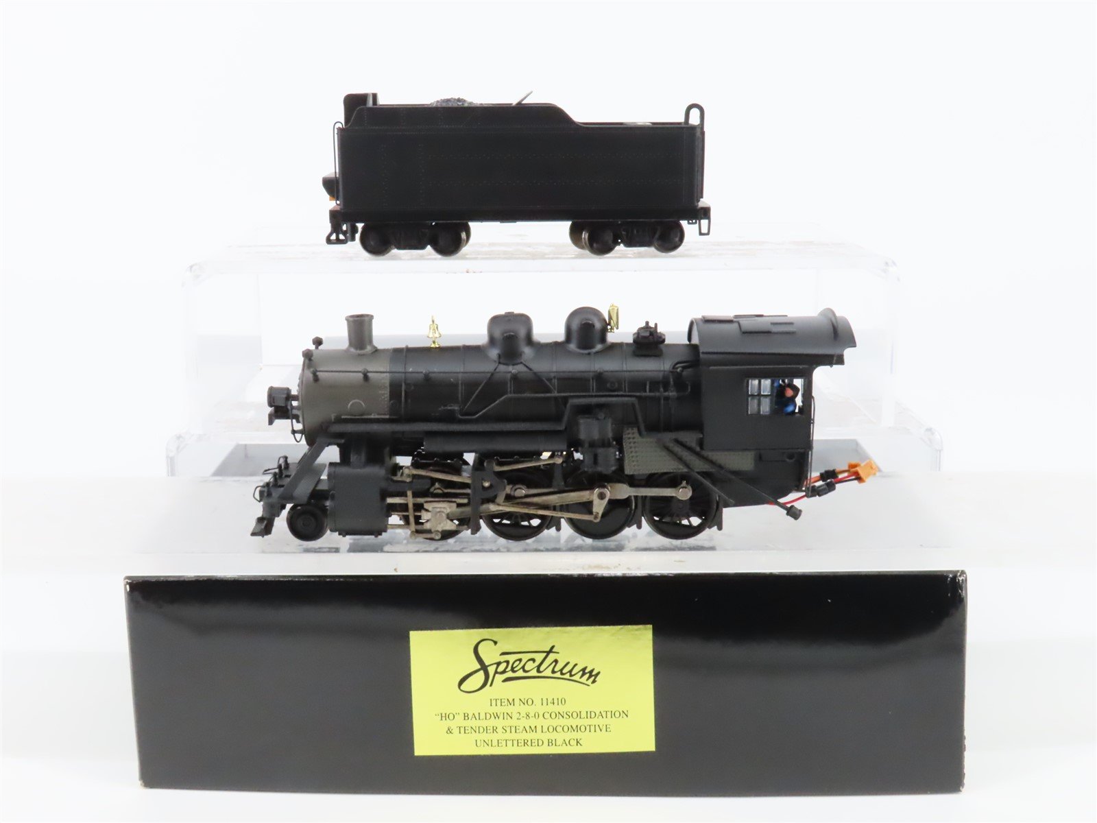 HO Bachmann Spectrum 11410 Unlettered 2-8-0 Consolidation Steam - DCC Ready