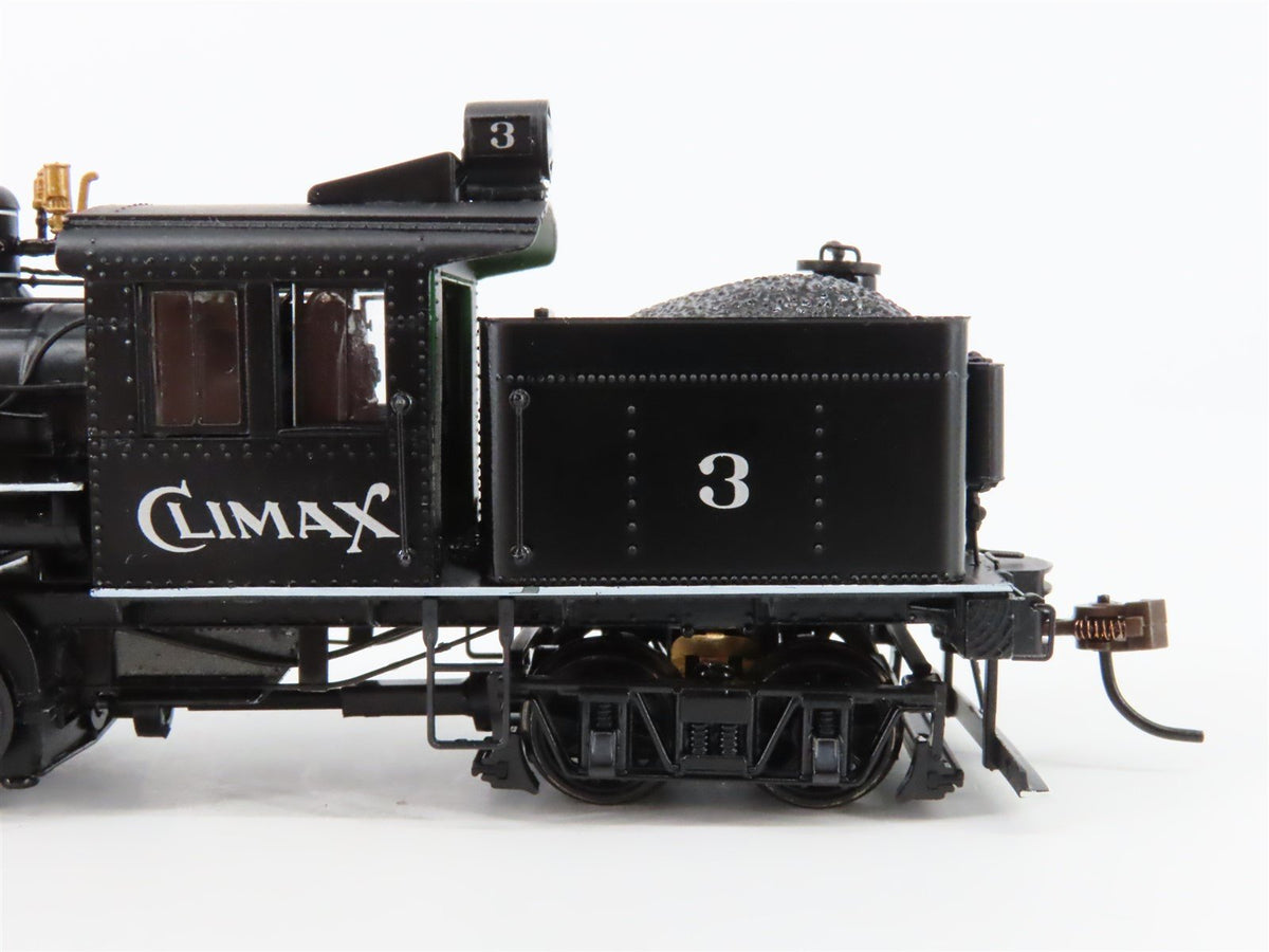 HO Scale Bachmann Spectrum 80603 Demonstrator 2-Truck Climax Steam #3 w/ DCC