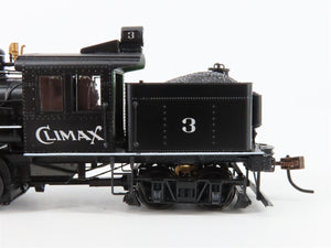 HO Scale Bachmann Spectrum 80603 Demonstrator 2-Truck Climax Steam #3 w/ DCC