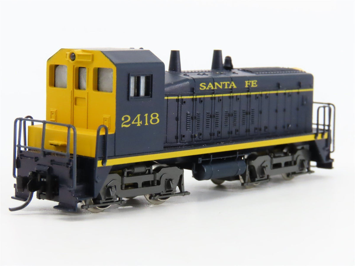 N Scale Arnold 5118 ATSF Santa Fe SW14 Diesel Locomotive #2418