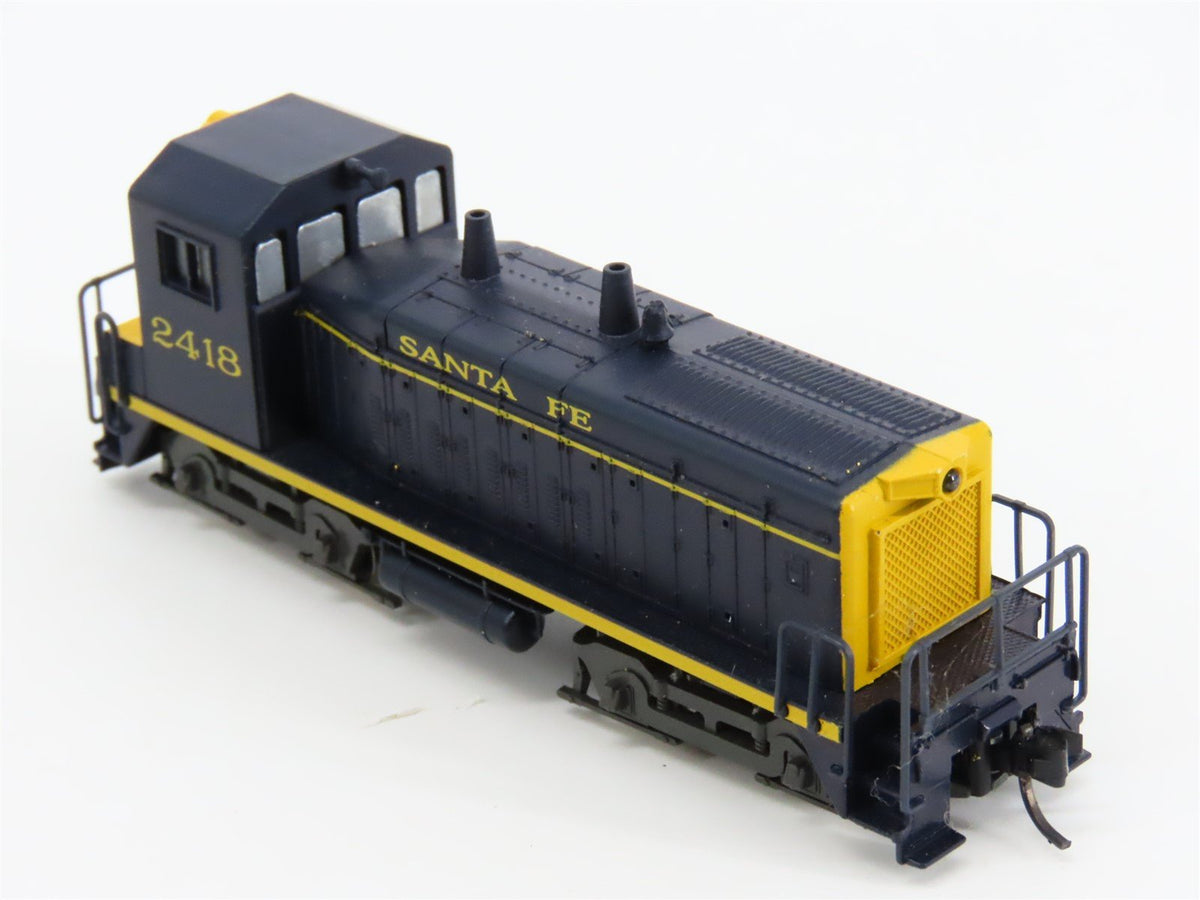 N Scale Arnold 5118 ATSF Santa Fe SW14 Diesel Locomotive #2418