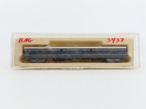 N Scale Con-Cor 0001-04082C ATSF Santa Fe Scout 85' Baggage Passenger #3437