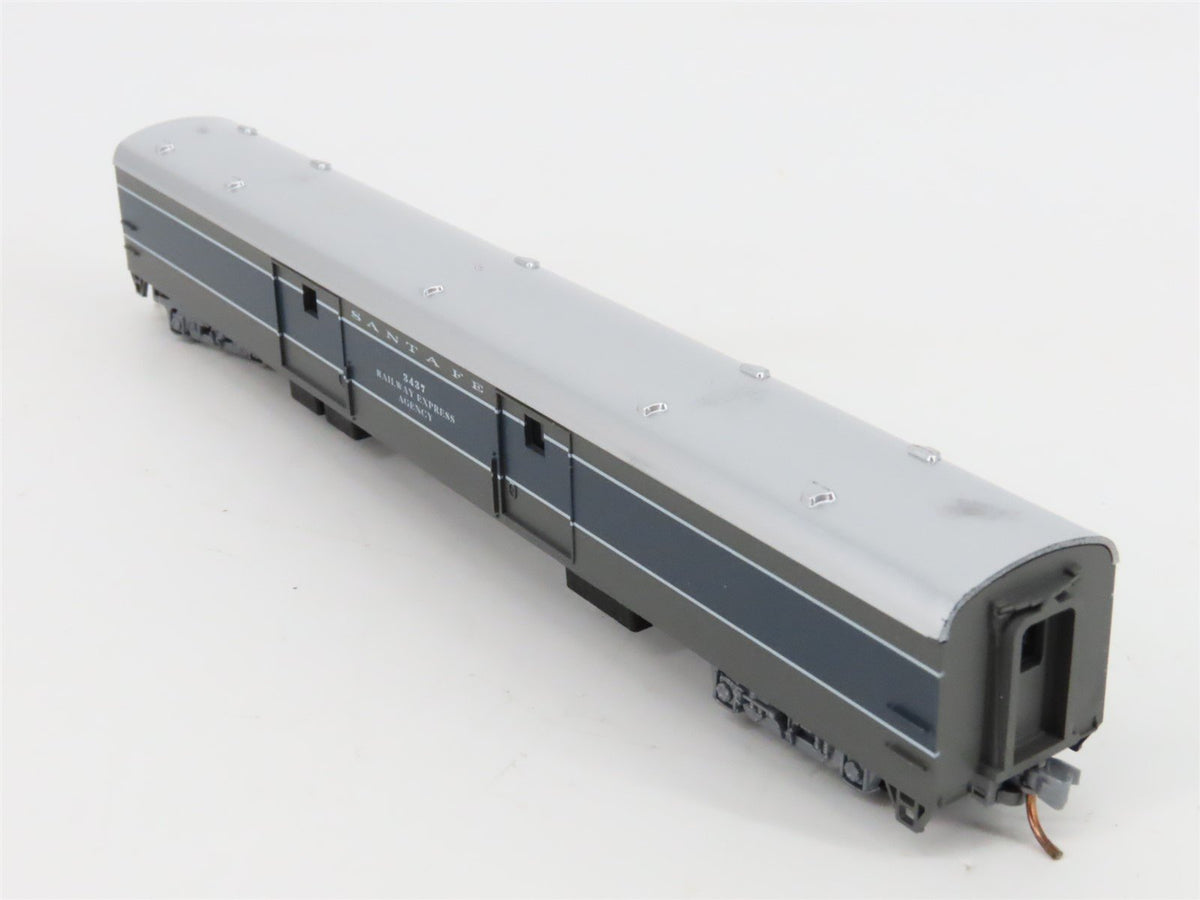 N Scale Con-Cor 0001-04082C ATSF Santa Fe Scout 85&#39; Baggage Passenger #3437