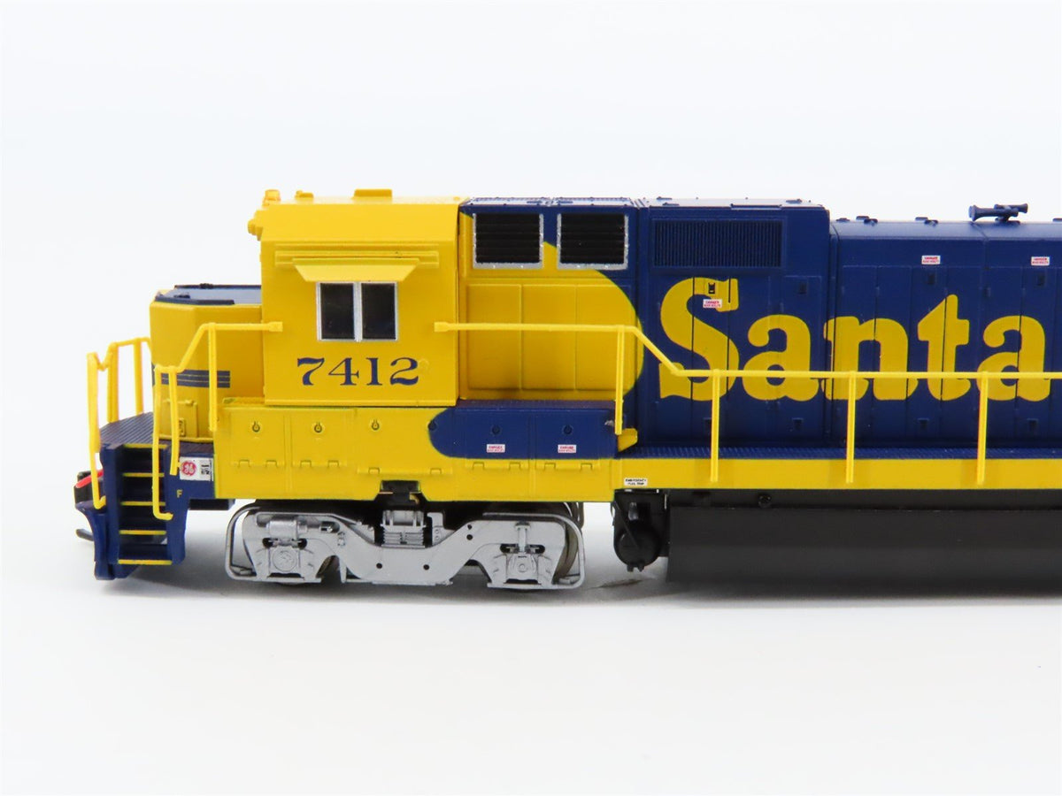 N Scale Atlas 48704 ATSF Santa Fe Dash 8-40B Diesel Locomotive #7412