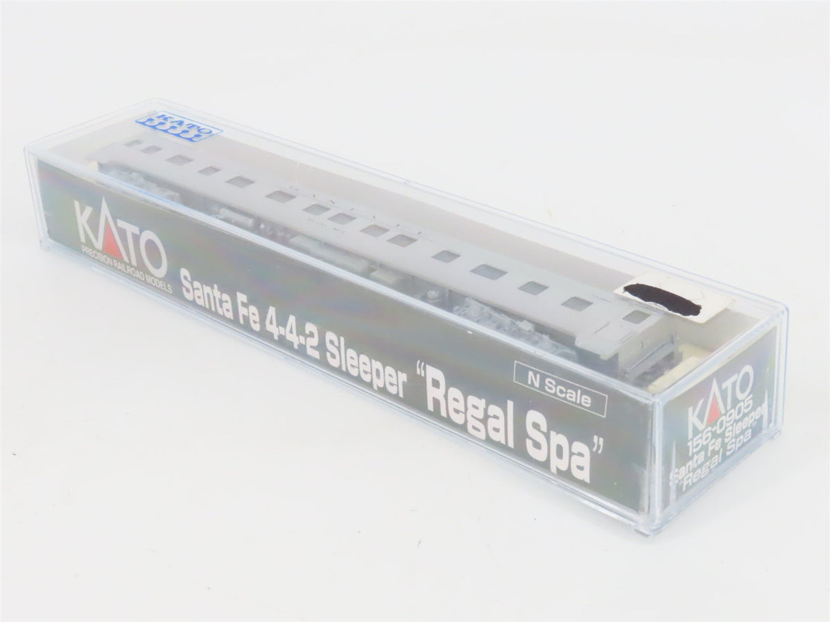 N Scale KATO 156-0905 ATSF Santa Fe Railroad Sleeper Passenger &quot;Regal Spa&quot;