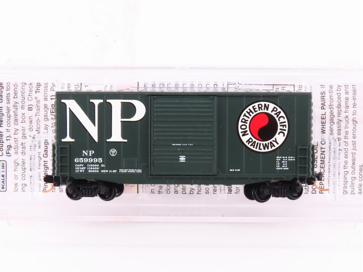 N Scale Micro-Trains MTL 10100010 NP Northern Pacific 40&#39; Box Car #659995