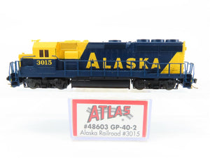 N Scale Atlas 48603 ARR Alaska GP40-2 Diesel Locomotive #3015