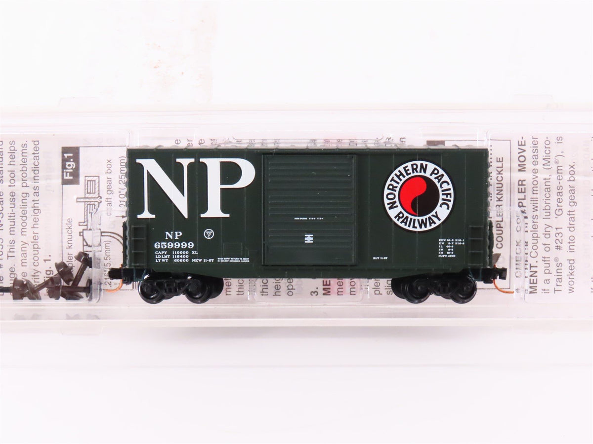 N Scale Micro-Trains MTL 10100010 NP Northern Pacific 40&#39; Box Car #659999