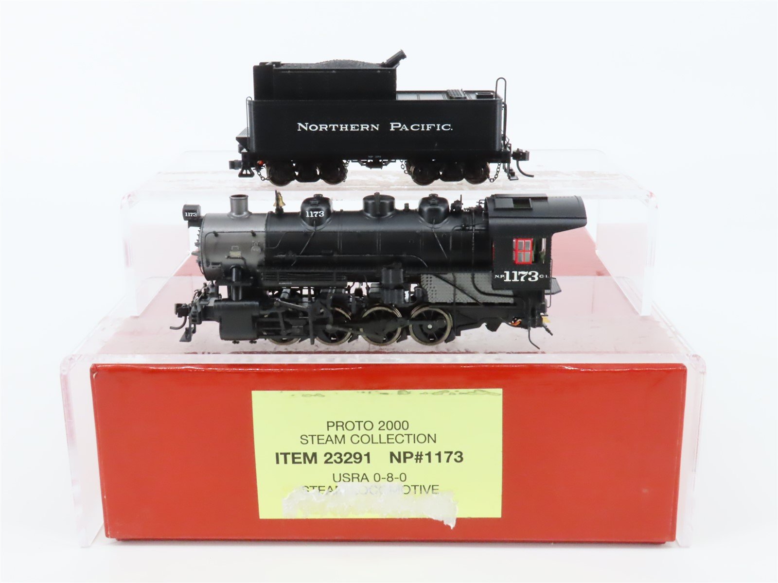 HO Proto 2000 Heritage 23291 NP Northern Pacific 0-8-0 Steam #1173 - DCC Ready