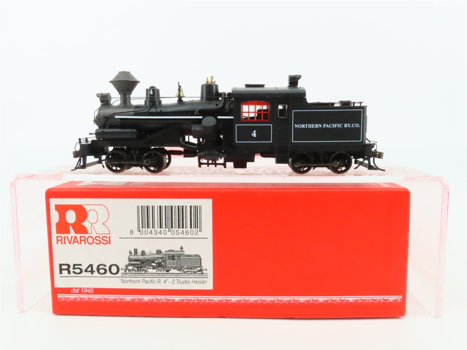 HO Rivarossi R5460 NP Northern Pacific 2-Truck Heisler Steam #4 - DCC Ready