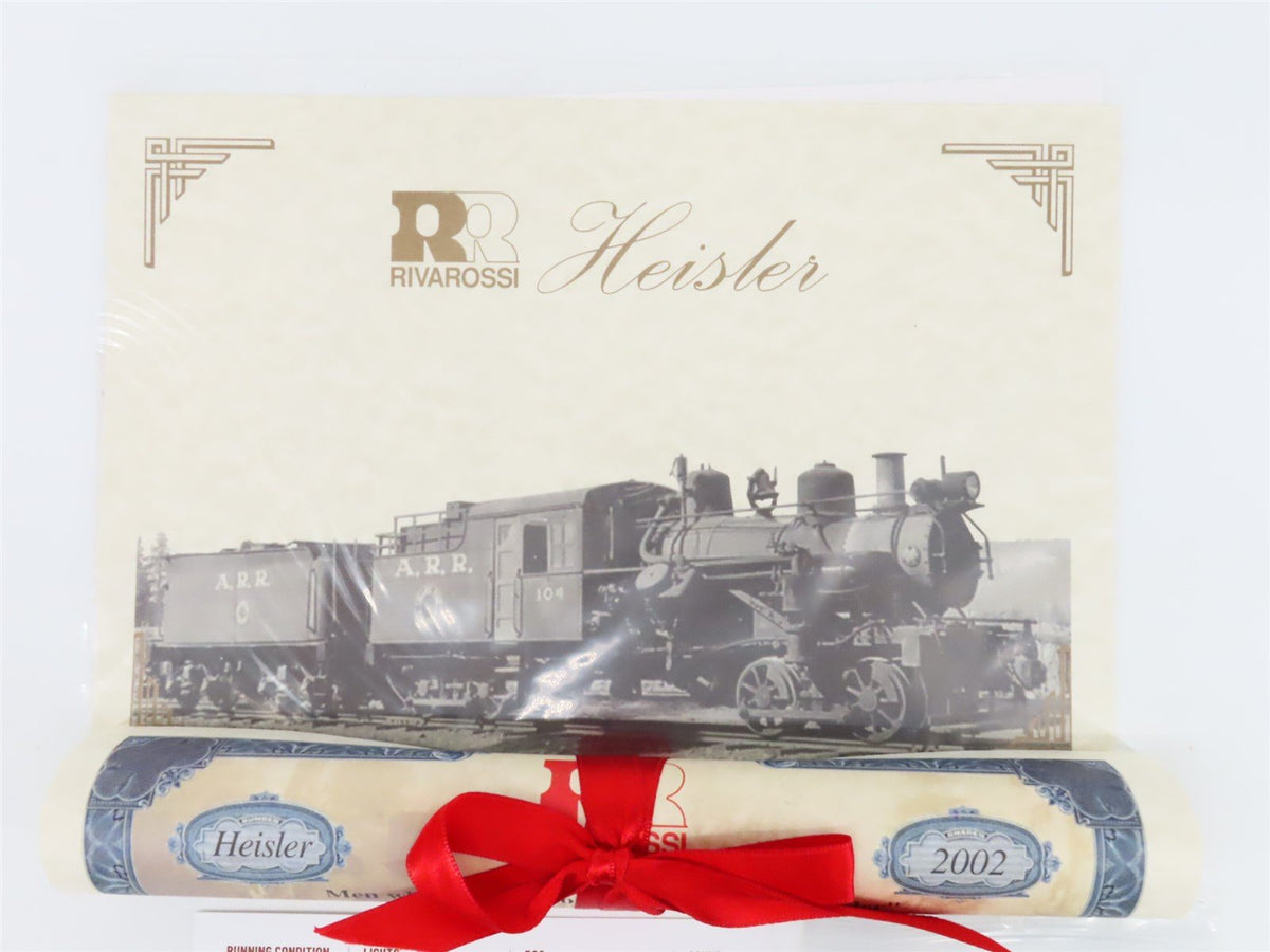 HO Rivarossi R5460 NP Northern Pacific 2-Truck Heisler Steam #4 - DCC Ready