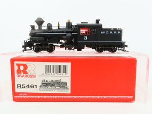 HO Scale Rivarossi R5461 MCR McCloud River 2-Truck Heisler Steam #3 - DCC Ready