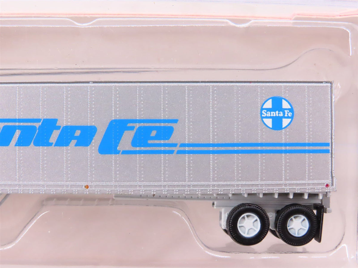 N Scale Athearn 14207 ATSF Santa Fe 2 40&#39; Z-Van Trailers #206772 &amp; #206474