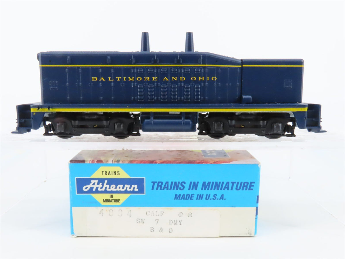 HO Athearn 4084 B&amp;O Baltimore &amp; Ohio SW7 Calf Diesel Switcher No# - Unpowered