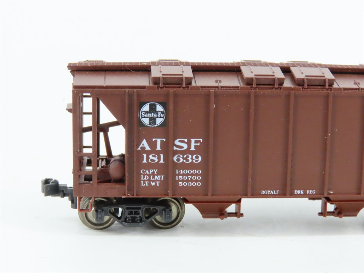 N KATO 186-0103 ATSF Santa Fe 2-Bay Covered Hoppers #181639 &amp; #181642 - Set of 2