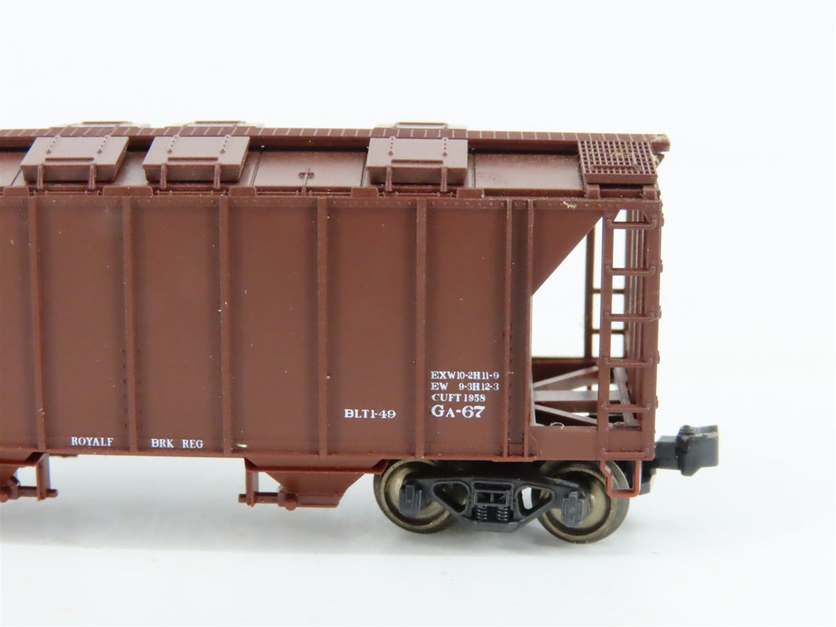 N KATO 186-0103 ATSF Santa Fe 2-Bay Covered Hoppers #181639 &amp; #181642 - Set of 2