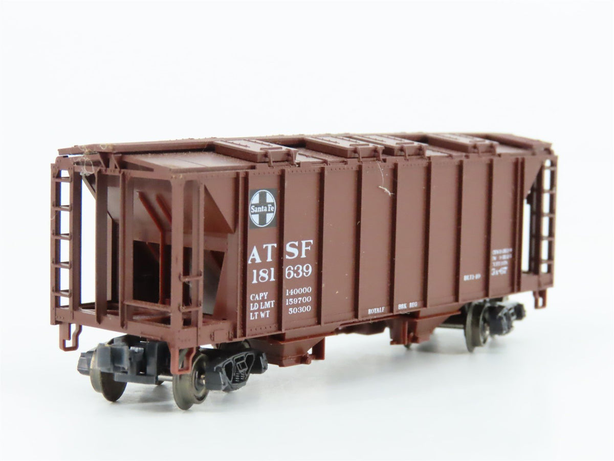 N KATO 186-0103 ATSF Santa Fe 2-Bay Covered Hoppers #181639 &amp; #181642 - Set of 2