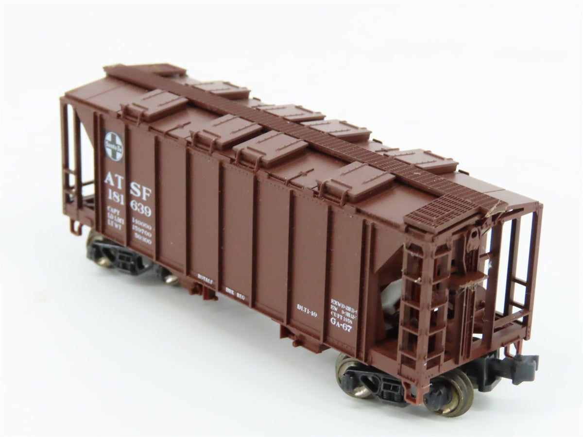 N KATO 186-0103 ATSF Santa Fe 2-Bay Covered Hoppers #181639 &amp; #181642 - Set of 2