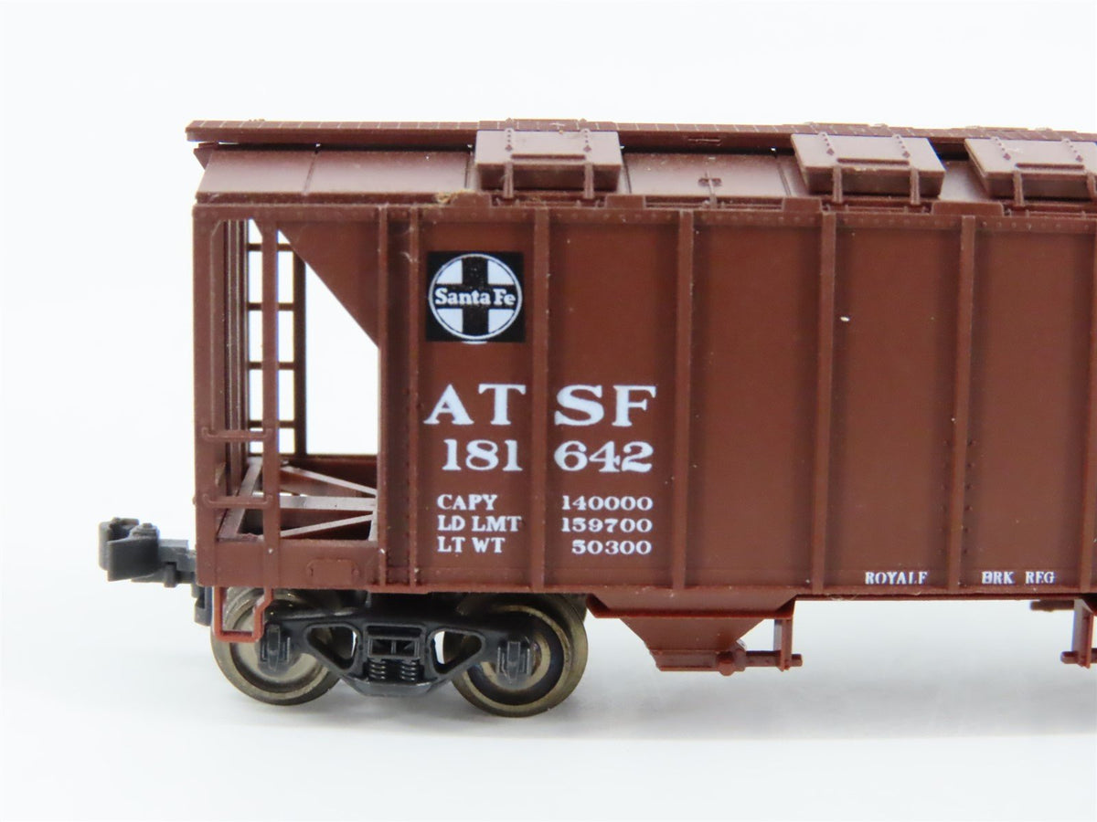 N KATO 186-0103 ATSF Santa Fe 2-Bay Covered Hoppers #181639 &amp; #181642 - Set of 2