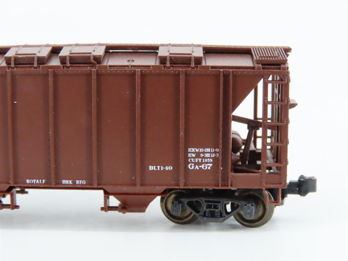 N KATO 186-0103 ATSF Santa Fe 2-Bay Covered Hoppers #181639 &amp; #181642 - Set of 2