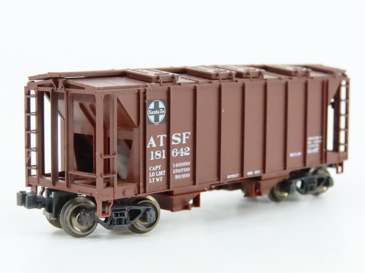 N KATO 186-0103 ATSF Santa Fe 2-Bay Covered Hoppers #181639 &amp; #181642 - Set of 2