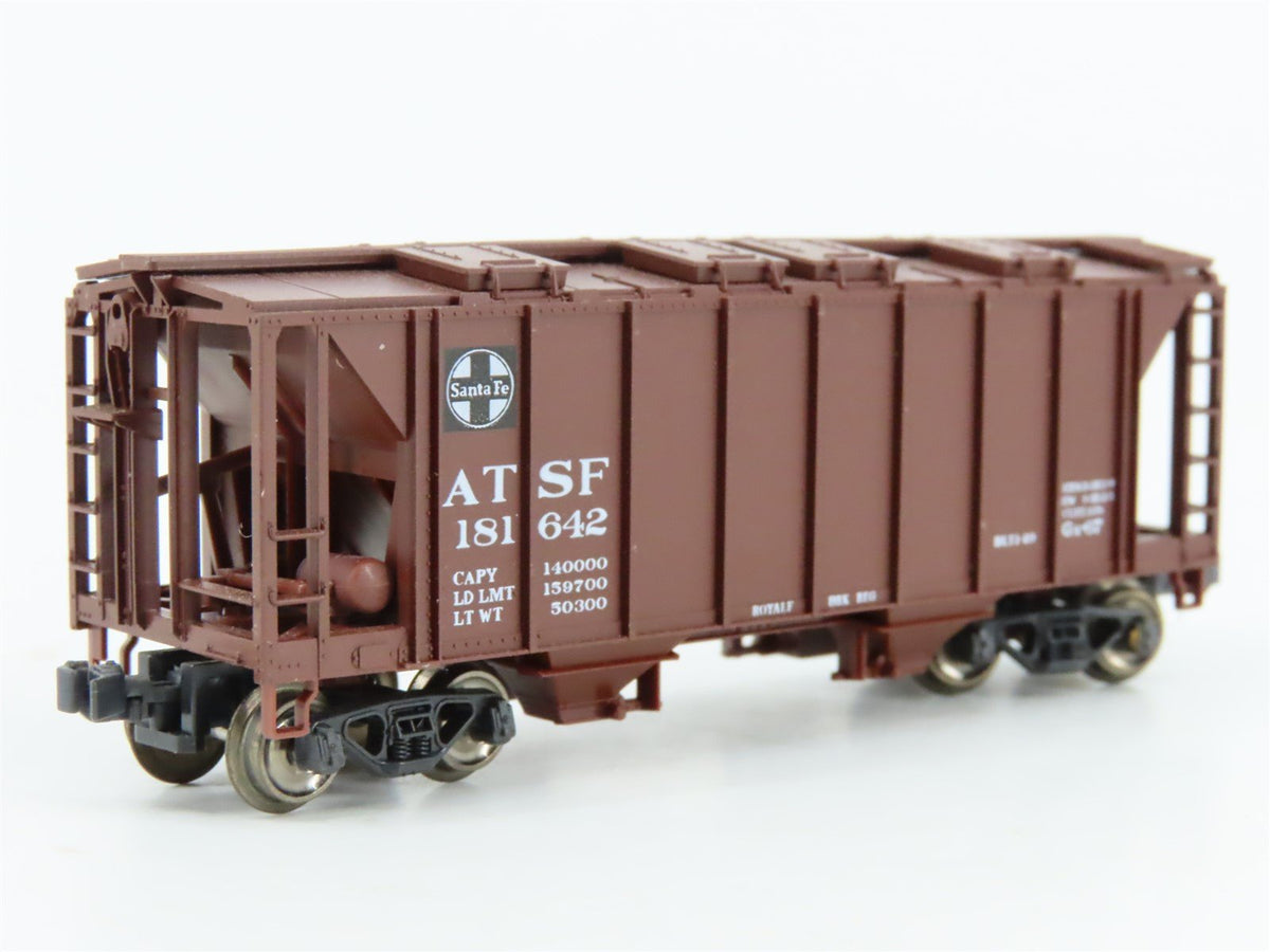 N KATO 186-0103 ATSF Santa Fe 2-Bay Covered Hoppers #181639 &amp; #181642 - Set of 2